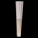 24 pcs/lot White Folding Elegant Silk Hand Fan with Gift bag Wedding & Part Q5Z9