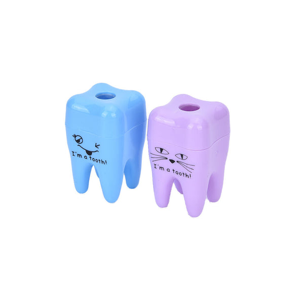 Super Cute Tooth Pattern Pencil Sharpener School Kid's Office Supplies S Gw