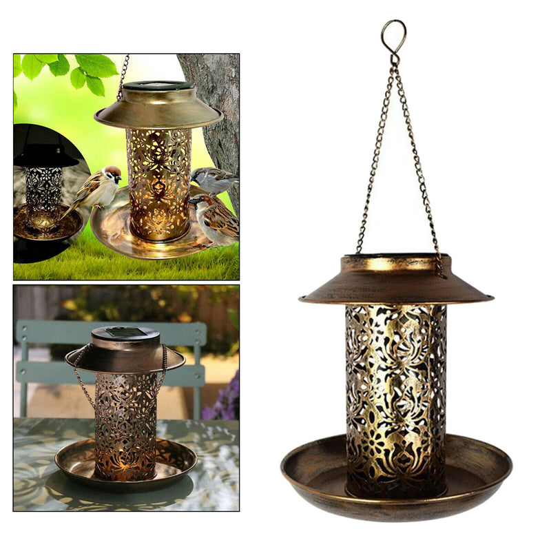 Wild Bird Feeder Outdoor Hanging Bird Feeder Garden Decor for Hummingbird Bird