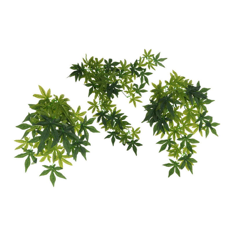 3 Pcs Plant Simulation   Tank Reptile Terrarium Aquarium Decor