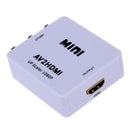 mini AV CVBS Composite Video to HDMI Converter scaled up to 1080P
