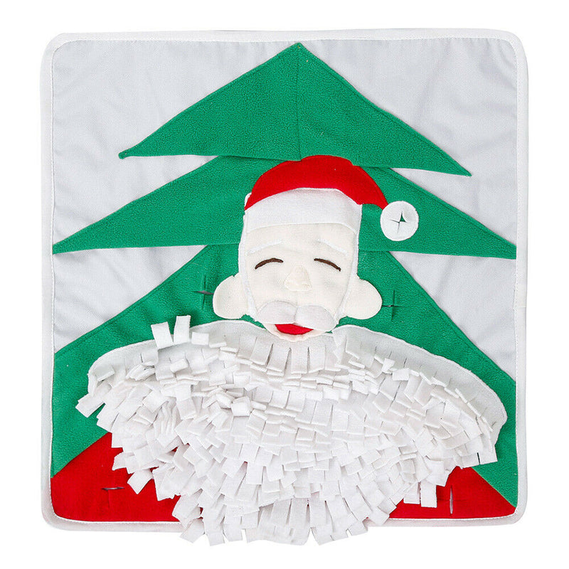 Pet Supplies Dog Training Santa Claus Sniffing Mat Christmas Toys Nose Pad