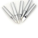 5pcs 936 Electric Brass Soldering Irons Tip Solder Station Conical Bevel Ti Ty