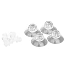 4pcs 25mm Diameter High Transparent Suction Cup Holder Sucker / Heart-shaped