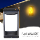 91 LED Solar Wall Lamp Waterproof Flickering Garden Landscape Flame Light A