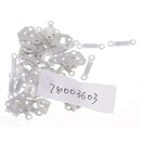 60 Sets Metal Hooks and Eyes for Pants Dresses Sweaters Clothing Accessories