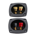 2 Pieces Speaker Box Terminal Round Spring Cup Connector Subwoofer Enclosure
