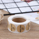 500pcs/roll Natural Kraft locally grown Stickers seal labels Baking sticke@