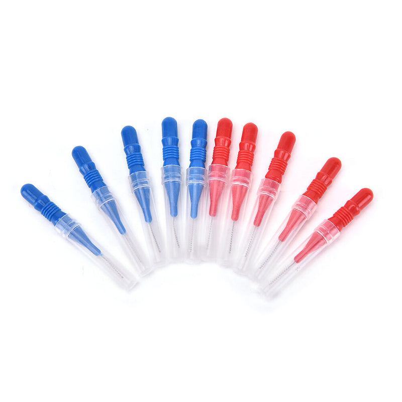 50x Clean Tooth Floss Head Hygiene Dental Plastic Interdental Brush Toothpick Hs