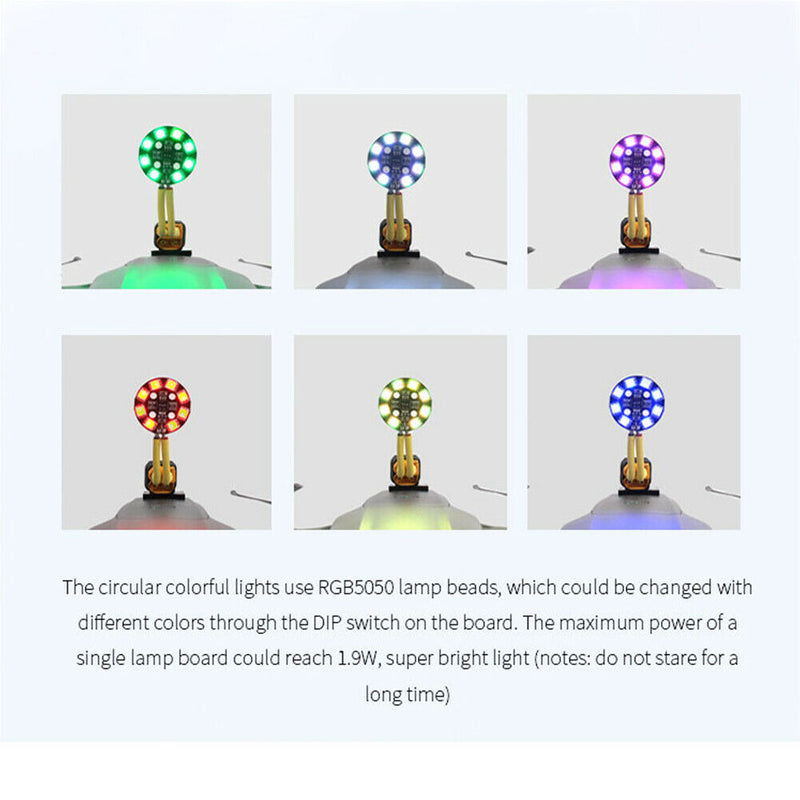 DIY Styling LED Magic Light Battery External Connector Semaphore for DJI Mavic 2