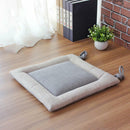 Flax Soft Cotton Cushion Pad Seat Home Car Office Outdoor Dining Gray 45cm