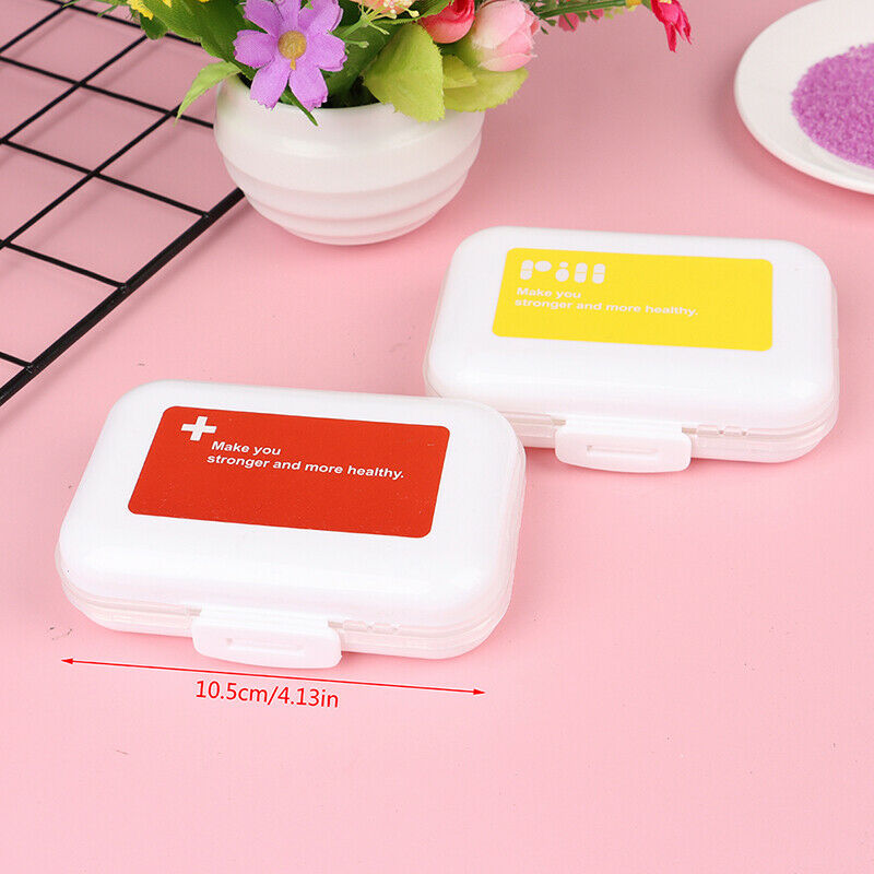 Portable 8-grid Small Pill Box Medicine Organiser Travel Storage Dispenser C Nw