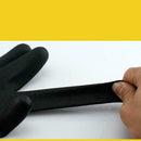 60cm Long Industrial Anti Chemical Acid Alkali Rubber Super Gloves M5U2