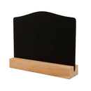 Set of 4 Wooden Frame Blackboard Memo Whiteboard Mini Removable Chalkboard