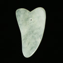 2Pcs Natural Jade Board Scraping Tool Gua Sha Facial Care Massagers Health Pg