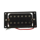2PCs(1 set)Black Humbucker Double Coil Electric Guitar Pickups + Frame Scre