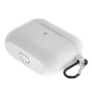 Silicone Bluetooth Headset Box Protector Cover Container w/Hook for Airpods Pro