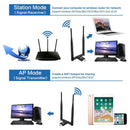 Wireless Usb Wifi Adapter, 1200Mbps Dual Band 2.4Ghz/300Mbps 5Ghz/867Mbps D E6Z4