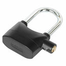 Long Manila Padlock with Alarm 110 dB Robust Resistant to Intemperies