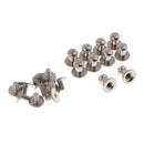 10Pcs Iron Metal 8mm Round Rivet Stud Screw Leathercraft DIY Bag Accessories