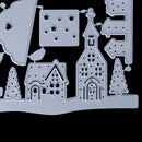 Village House Trees Cutting Dies Stencil for DIY Scrapbooking Album DecoratS Gw
