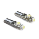 10 x 6500K 58 70 73 74 T5 Dashboard Gauge 3 3528 SMD LED Wedge Bulb Light White/