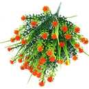 Artificial Gypsophila Flower Bouquet Baby Breath Wedding Home Decor Orange