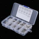 New 200pcs M3-M8 Hex Socket Set Screw Grub Assortment Kit with Plastic Box