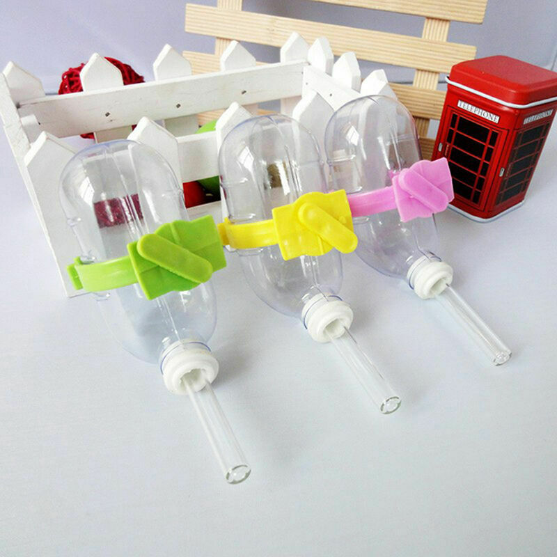 Hamster Water Bottle Holder Dispenser With Clip Cage SH For Small Hanger An E6R0