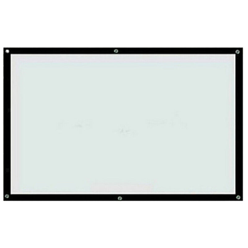60 inch Projector Screen Portable Outdoor Projection Movies Screens 16:9 HD