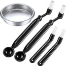 Coffee Machine Cleaning Set, 4 Pieces Coffee Machine Brush with Spoon and 1
