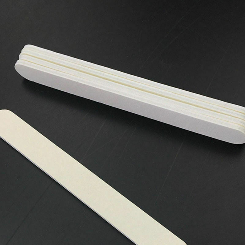 50pcs Nail Swatches Practice Stick Makeup Polish Display Sector Board Hot