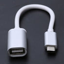 USB-C Type C Male To USB 2.0 A Female OTG Cable Adapter For Macbook J2C3