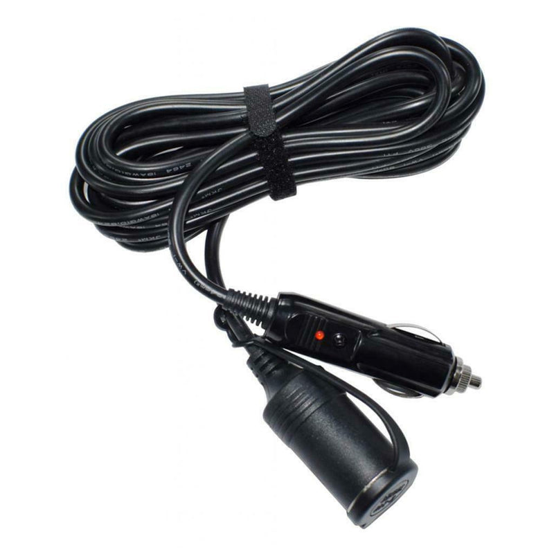 3.6m 12-24V Vehicle Cigarette Lighter Extension Power Wire Line Fused Plug