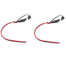 2Pcs 300mm 14AWG Hot Solar Battery Charger SAE Harness DIY Connector Cable