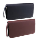 Pencil Pen Case Fountain Pen Pouch Pocket Portable Bag PU Leather Black