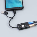 Type-C USB2.0 to Virtual 7.1 5.1 Bass Whirl Classic Multi Mode Sound Card
