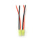 1pair Mini Tamiya Connector Male & Female 2pin Battery wire 16AWG LJ