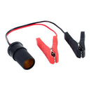 Car Socket Battery Jump Starter Crocodile Clip Plug Conncetor Cable Clamp