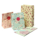 12pcs Floral Birthday Gift Paper Bag Xmas Wedding Party Favour Bag Color Random