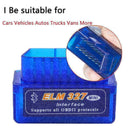 Mini ELM327 Bluetooth V1.5 WiFi  OBDII Car Scanner Android Torque Auto Scan N6W5