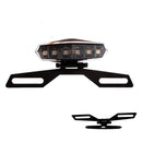 Motorcycle Adjustable Folding License Plate Holder Tail Rear Light Bracket  Gw
