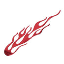 2 in 1 Auto Car Red Plastic Flame Shaped Reflective Stickers