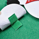 DIY Felt Christmas Tree Pendants Wall Hanging Decoration Stickers Xmas Orna