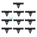 30XFender Flare Rocker Moulding Clip Rivet fit for Jeep JK Wrangler 68039280-AA