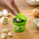 Garlic Press Chopper Hand Presser Grinder Crusher Twist Storage Kitchen P4X3