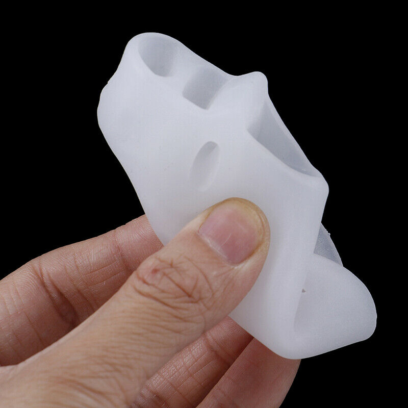 1Pair Silicone Bunion Toe Corrector Orthotics Straightener Separator Pain Re Gw
