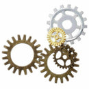 50g mechanical gear steampunk retro DIY handmade alloy jewelry accessories
