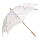 Lace Wooden handle Sun umbrella Wedding decoration props