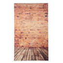 3x5FT Brick Wall Photography Backdrop Photo Wooden Floor Background Studio
